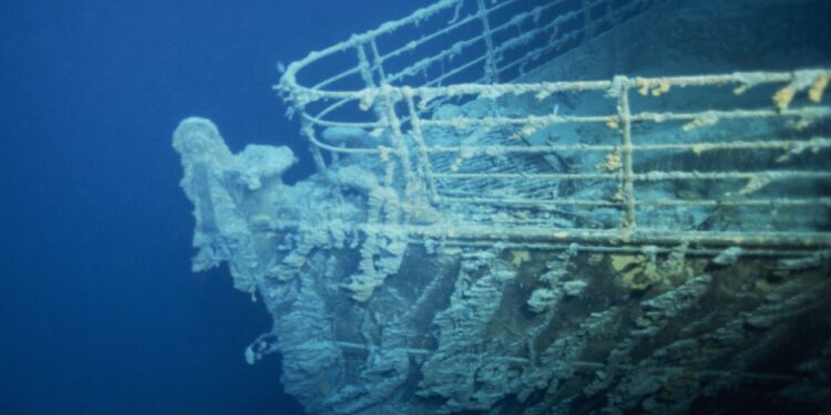 The wreck of Titanic.
Photo: Xavier Desmier/Gamma-Rapho