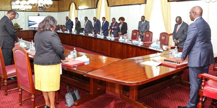 The funds will be given to the drought response committee which has been tasked with mobilizing funds to mitigate the effects of drought.Photo/State House ,Kenya