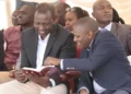 President William Ruto with Kikuyu MP Kimani Ichung'wah at a past event.The MP wants Ruto to reward pastors for supporting him.Photo/Courtesy