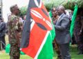 President William Ruto when he flagged off the KDF peace keeping mission to DR Congo.Photo/State House Kenya