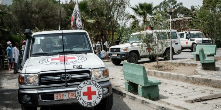 The ICRC said two trucks had arrived in Tigray with medicines, emergency supplies and first-aid kits (file picture): IMAGE/AFP