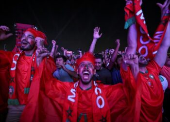 Support for the Atlas Lions surged as they battled their way to the semi-final of the football World Cup in Qatar -- the first Arab or African team ever to get so far | AFP