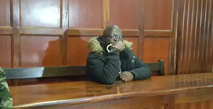 Victor Odende Bwire in court. Photo/Courtesy