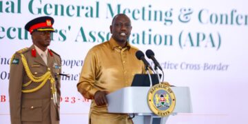 President William Ruto when he opened the 16th Annual General Meeting and Africa Prosecutors’ Association (APA) Conference in Mombasa. Photo/PCS