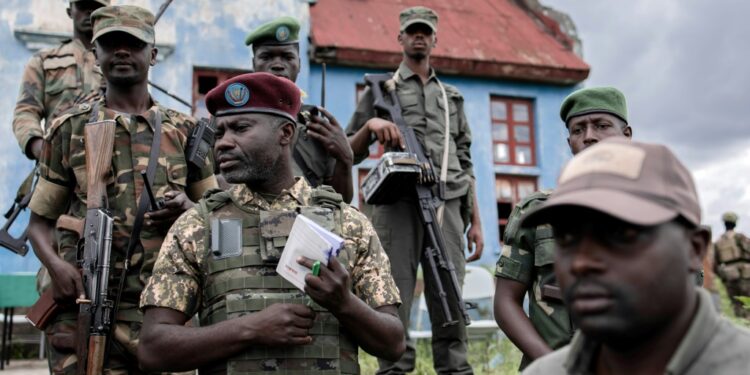 The M23 rebels handed over the Rumangabo military camp in eastern Democratic Republic of Congo last week: IMAGE/AFP