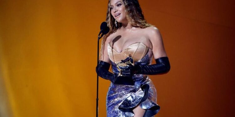 Beyonce during the 2023 Grammys
Photo Courtesy