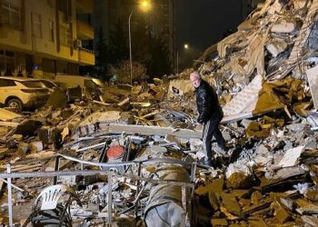 The aftermath of the deadly earthquake that hit Syria and Turkey on Monday.Photo/Courtesy