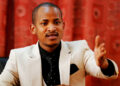 Embakasi East Member of Parliament Babu Owino addressing the press at Parliament buildings.PHOTO/COURTESY