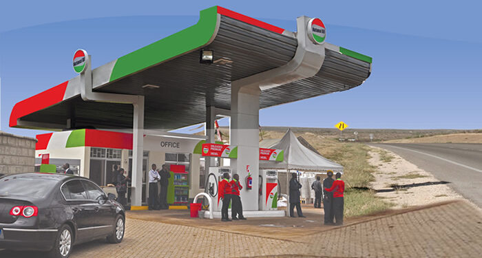 A national Oil Petrol station in Kenya.